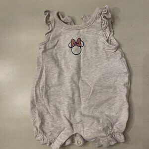 NB Up to 7lbs Minnie Mouse Romper